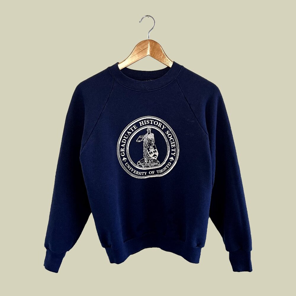 Vintage UofT Navy Crewneck